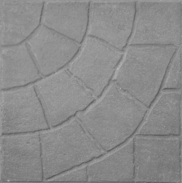Circular grande gris calcáreo